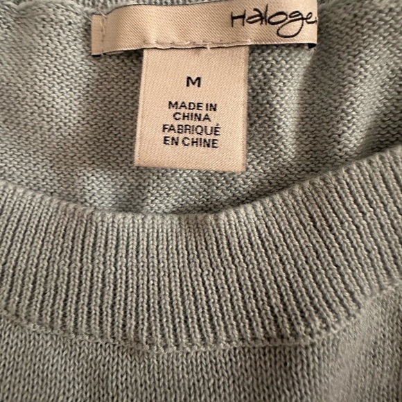 Halogen‎ Beaded Shoulders embelilished Seafoam green Medium - Picture 3 of 8